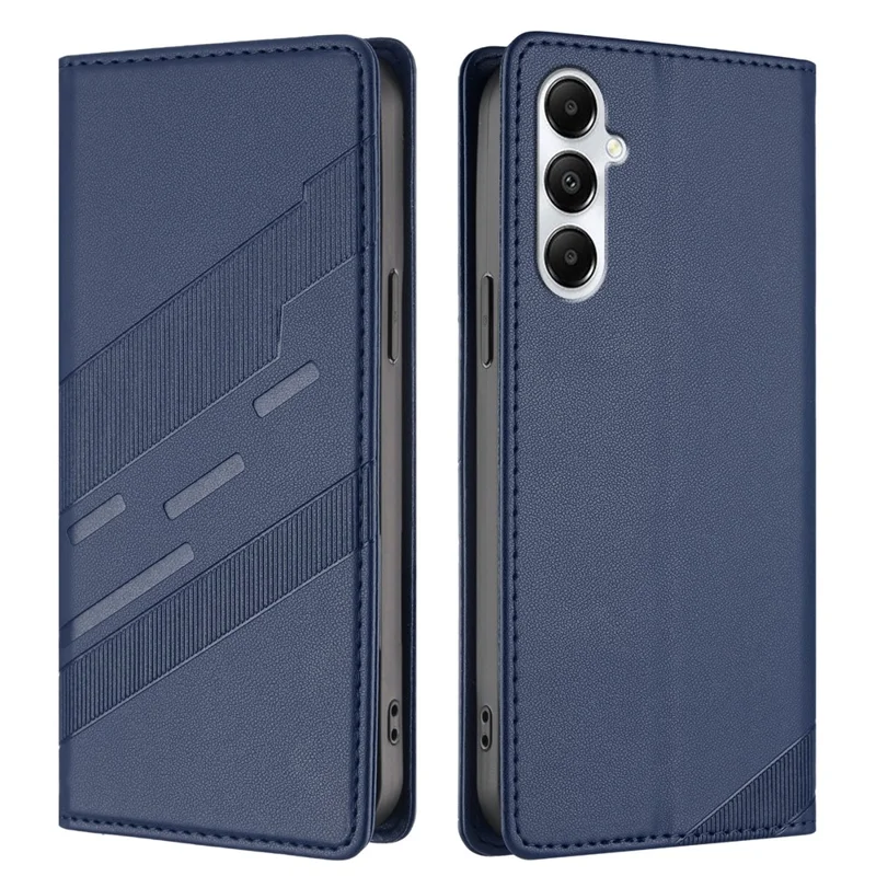 For Samsung Galaxy A05s 4G Phone Cases Punk Style Imprinted Wallet Stand Leather Cover - Red-Cellmalls