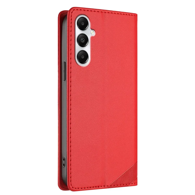 For Samsung Galaxy A05s 4G Phone Cases Punk Style Imprinted Wallet Stand Leather Cover - Red-Cellmalls