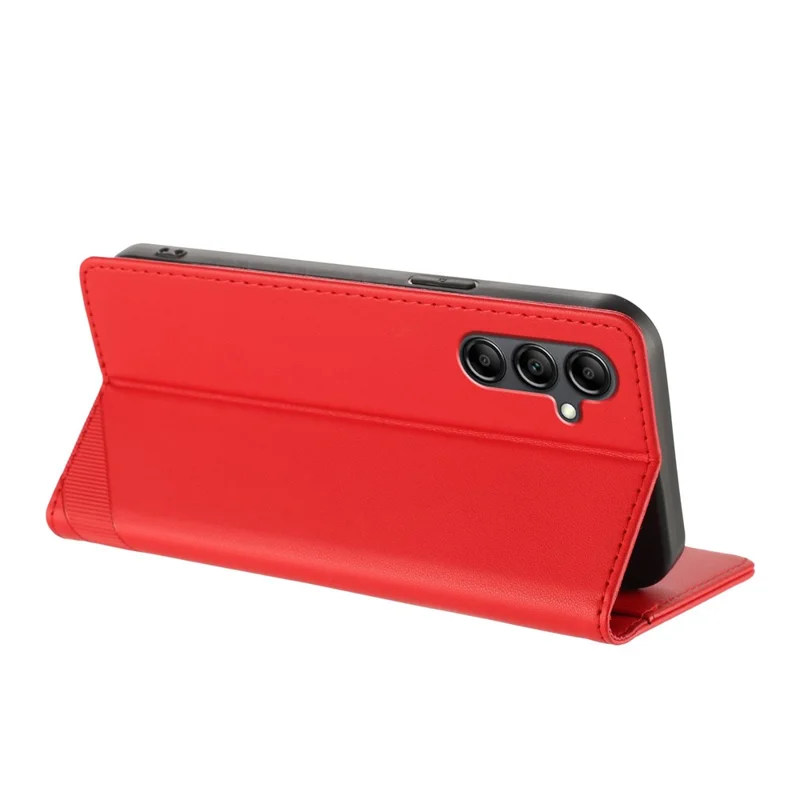 For Samsung Galaxy A15 4G / Galaxy A15 5G Phone Cases Punk Style Imprinted Wallet Stand Leather Cover - Red-Cellmalls