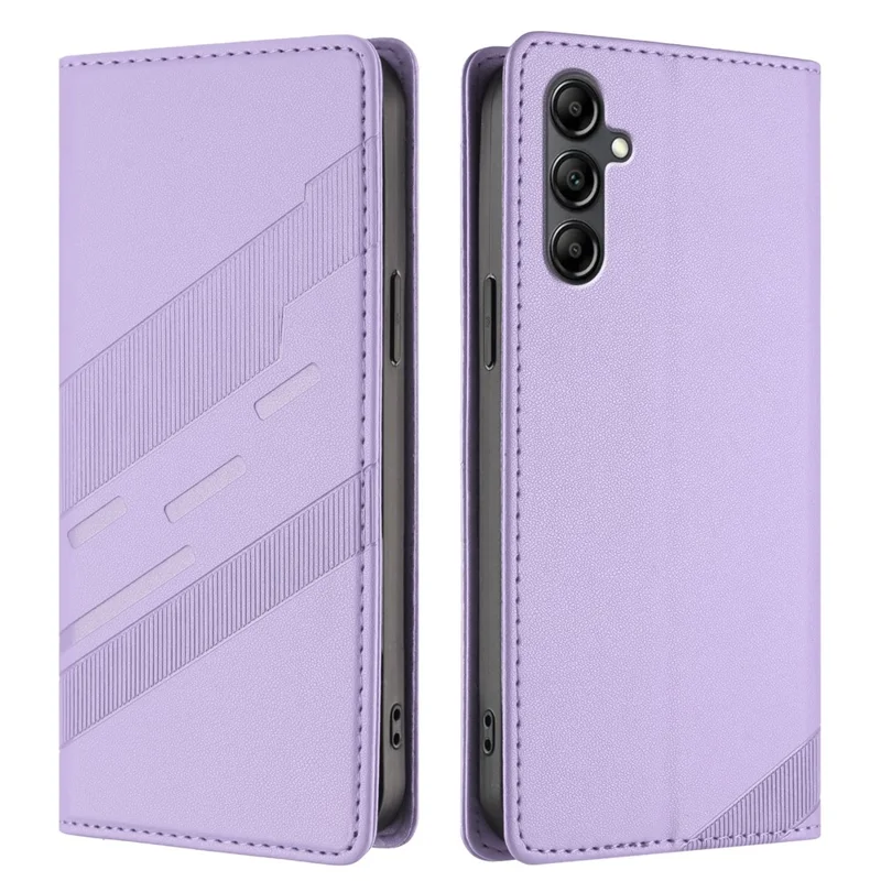 For Samsung Galaxy A15 4G / Galaxy A15 5G Phone Cases Punk Style Imprinted Wallet Stand Leather Cover - Red-Cellmalls