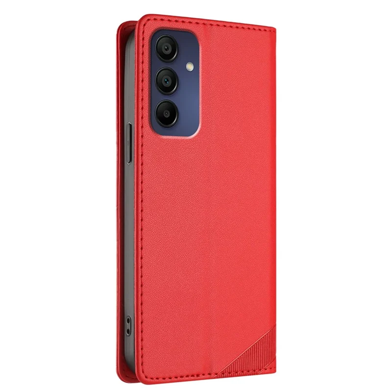 For Samsung Galaxy A16 4G / Galaxy A16 5G Phone Cases Punk Style Imprinted Wallet Stand Leather Cover - Red-Cellmalls