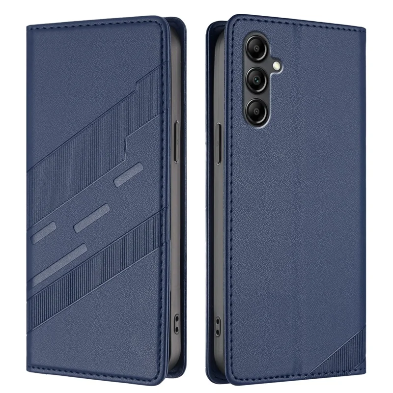 For Samsung Galaxy A15 4G / Galaxy A15 5G Phone Cases Punk Style Imprinted Wallet Stand Leather Cover - Red-Cellmalls