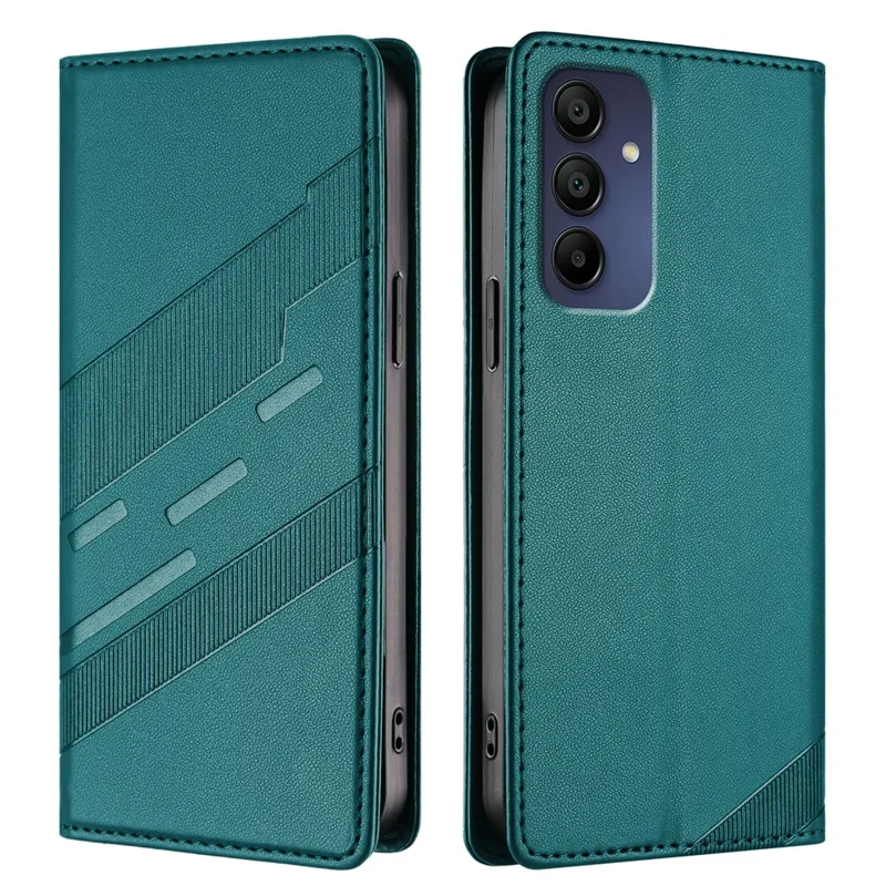 For Samsung Galaxy A16 4G / Galaxy A16 5G Phone Cases Punk Style Imprinted Wallet Stand Leather Cover - Red-Cellmalls