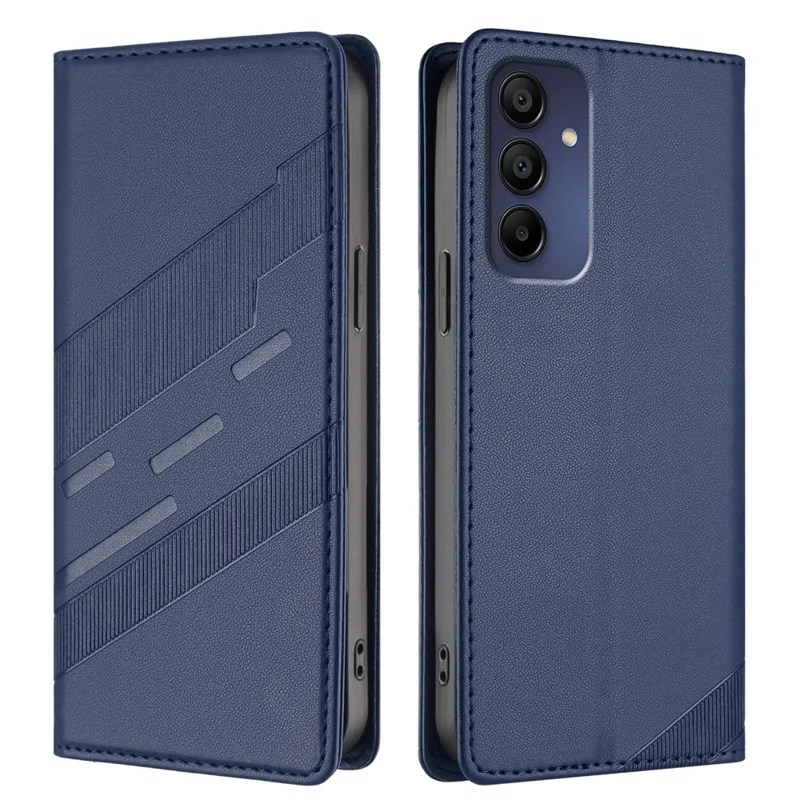 For Samsung Galaxy A16 4G / Galaxy A16 5G Phone Cases Punk Style Imprinted Wallet Stand Leather Cover - Red-Cellmalls