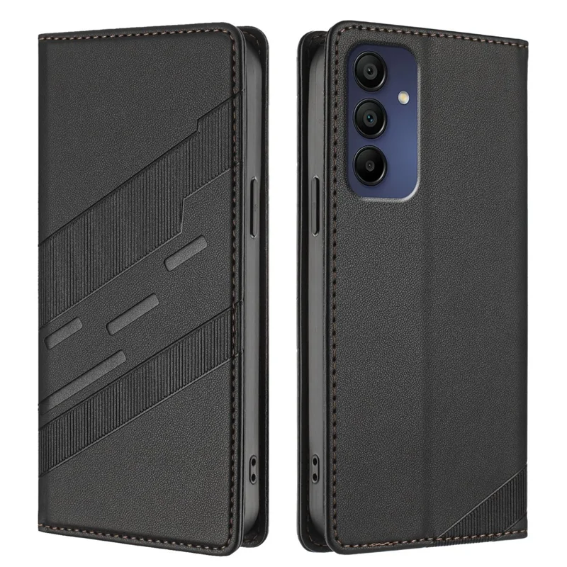 For Samsung Galaxy A16 4G / Galaxy A16 5G Phone Cases Punk Style Imprinted Wallet Stand Leather Cover - Red-Cellmalls