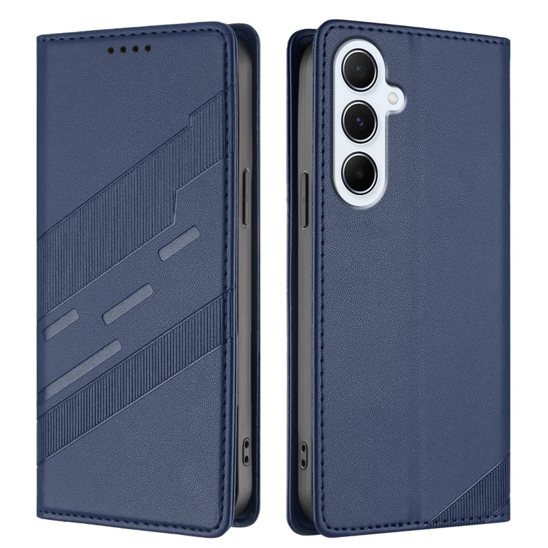 For Samsung Galaxy A17 5G / A26 5G Phone Cases Punk Style Imprinted Wallet Stand Leather Cover - Red-Cellmalls