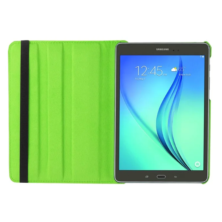 Lychee Grain PU Leather Stand Case for Samsung Galaxy Tab S2 8.0 - Green-Cellmalls