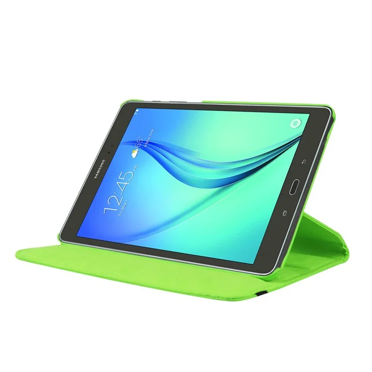 Lychee Grain PU Leather Stand Case for Samsung Galaxy Tab S2 8.0 - Green-Cellmalls