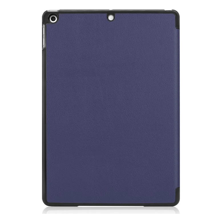 Tri-Fold Stand Tablet Cover for iPad 10.2 (2021) / (2020) / (2019) PU Leather Protective Smart Case with Auto Sleep / Wake - Dark Blue-Cellmalls