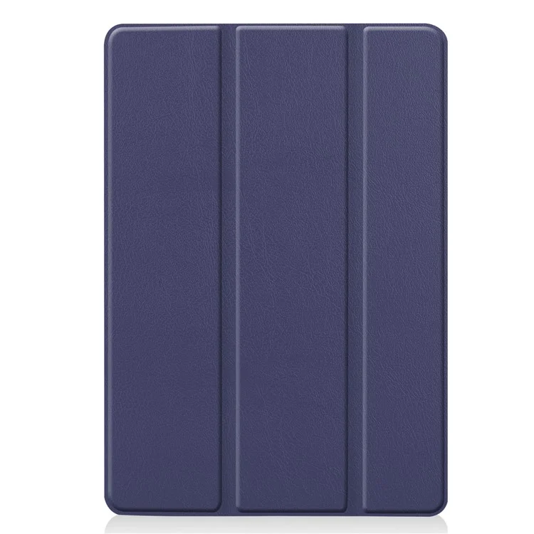 Tri-Fold Stand Tablet Cover for iPad 10.2 (2021) / (2020) / (2019) PU Leather Protective Smart Case with Auto Sleep / Wake - Dark Blue-Cellmalls