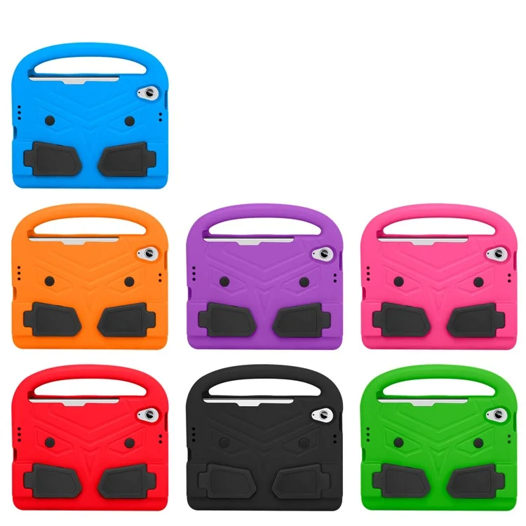 Sparrow Style Portable Handle EVA Tablet Case Shell Cover Protector with Kickstand for iPad mini (2024) / mini (2021) - Black-Cellmalls