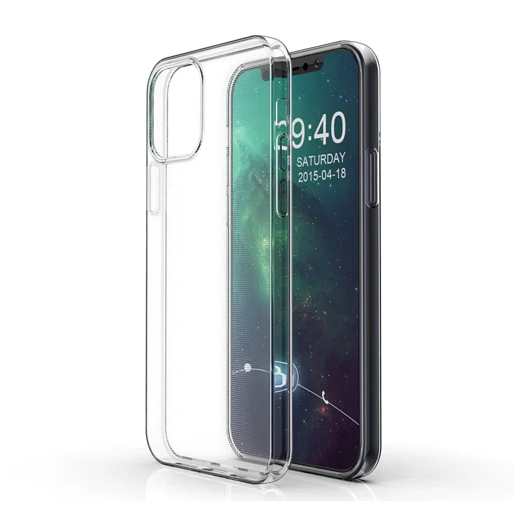 HD Clear Soft Phone Case for iPhone 12 Pro 6.1 inch-Cellmalls
