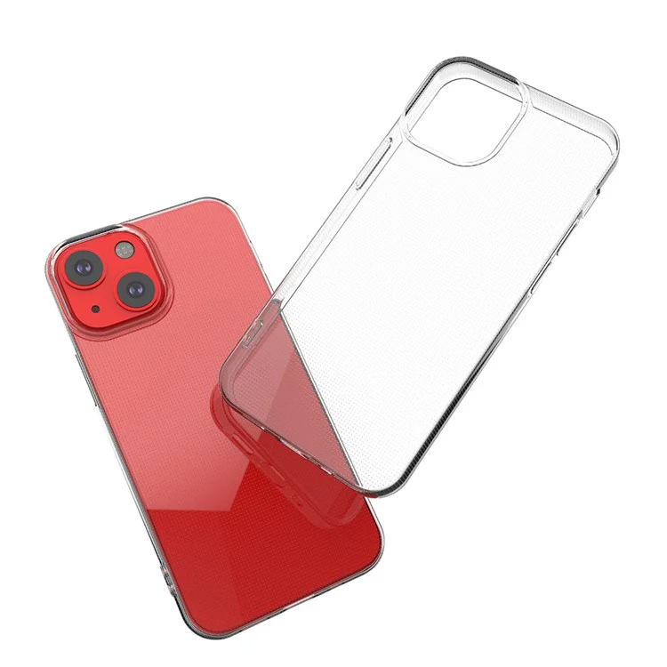 Ultra-Thin TPU Transparent Phone Back Case for iPhone 13 mini 5.4 inch-Cellmalls