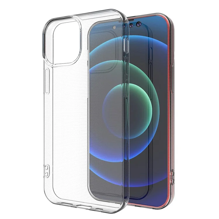 Ultra-Thin TPU Transparent Phone Back Case for iPhone 13 mini 5.4 inch-Cellmalls