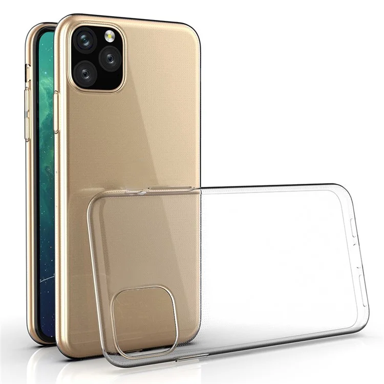 For iPhone 11 Pro 5.8 inch Phone Case High Transparency Shockproof Flexible Anti-Scratch Ultra Slim TPU Cover-Cellmalls