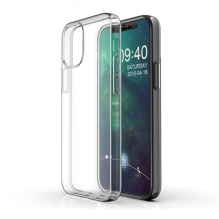 HD Clear Soft Phone Case for Apple iPhone 12 mini 5.4 inch-Cellmalls