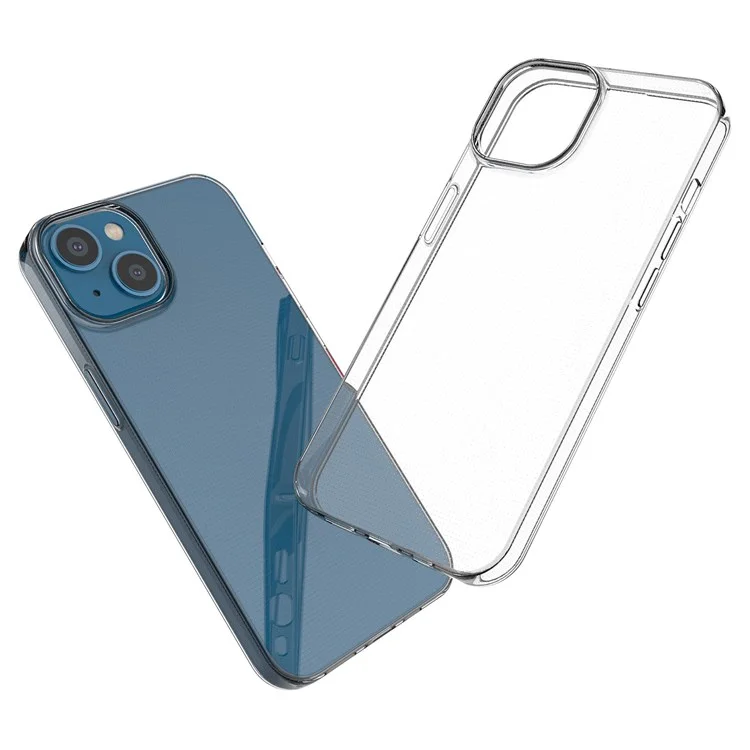 Transparent Phone Case for iPhone 14 6.1 Inch, Ultra Slim Anti-Drop Protection TPU Back Cover-Cellmalls