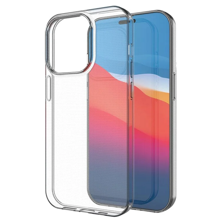 Soft TPU Case for iPhone 14 Pro 6.1 Inch, Yellowing-Resistant Slim Transparent Phone Cover-Cellmalls