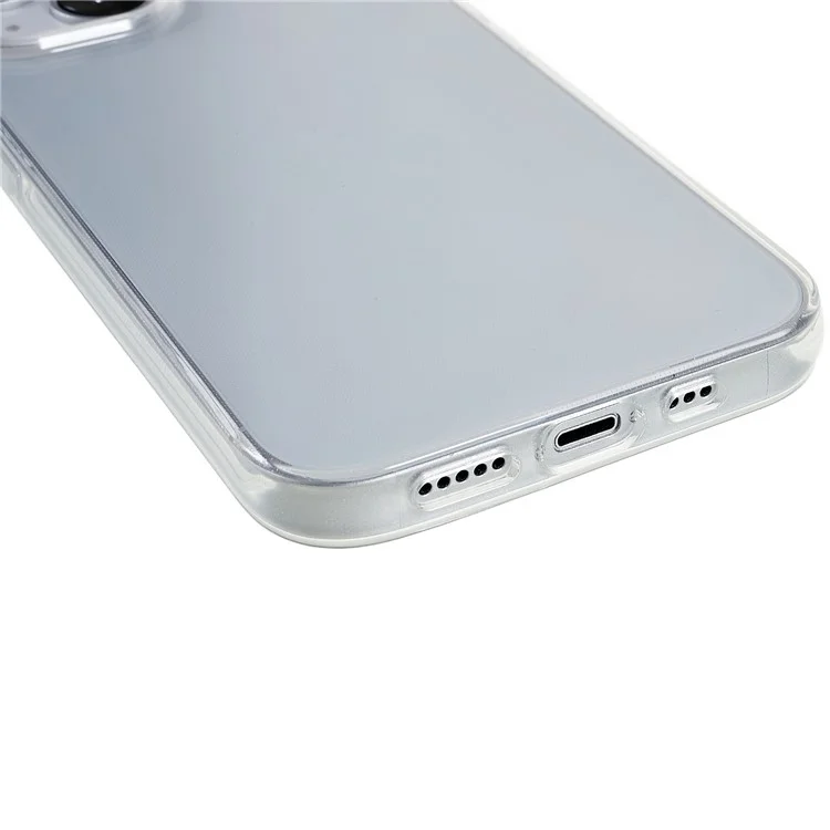 For iPhone 15 Flexible TPU Clear Phone Cover Super Slim Shockproof Cell Phone Case Shell-Cellmalls