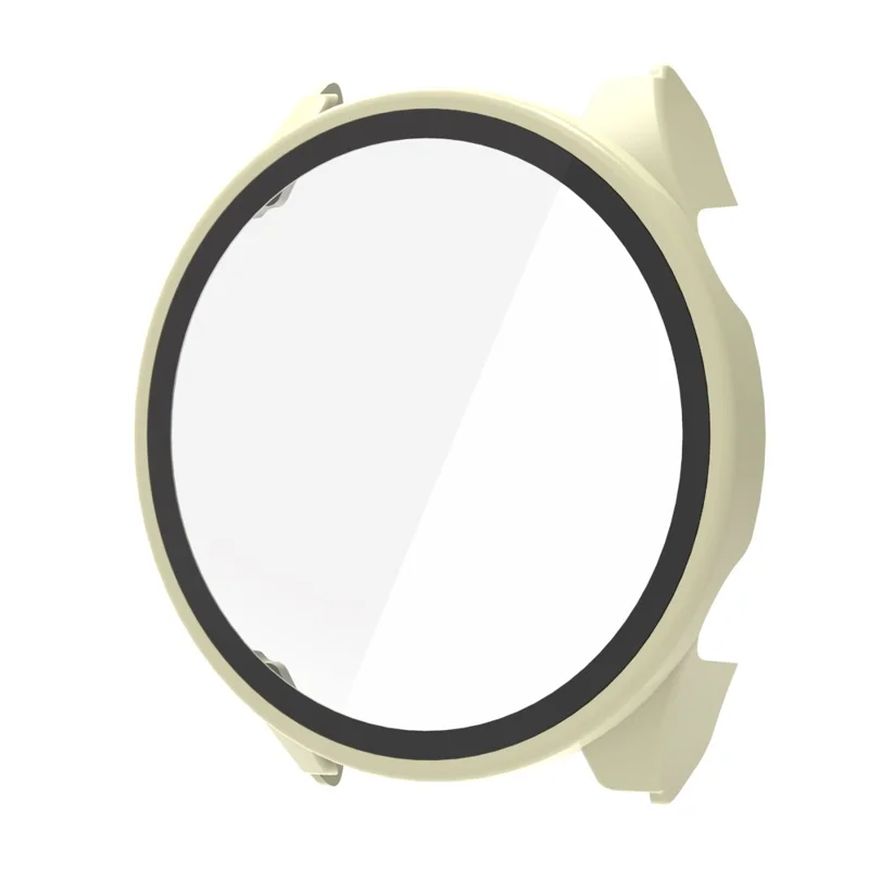 For Garmin Forerunner 970 Protective Case Hard PC Watch Frame with Tempered Glass Film - Transparent-Cellmalls