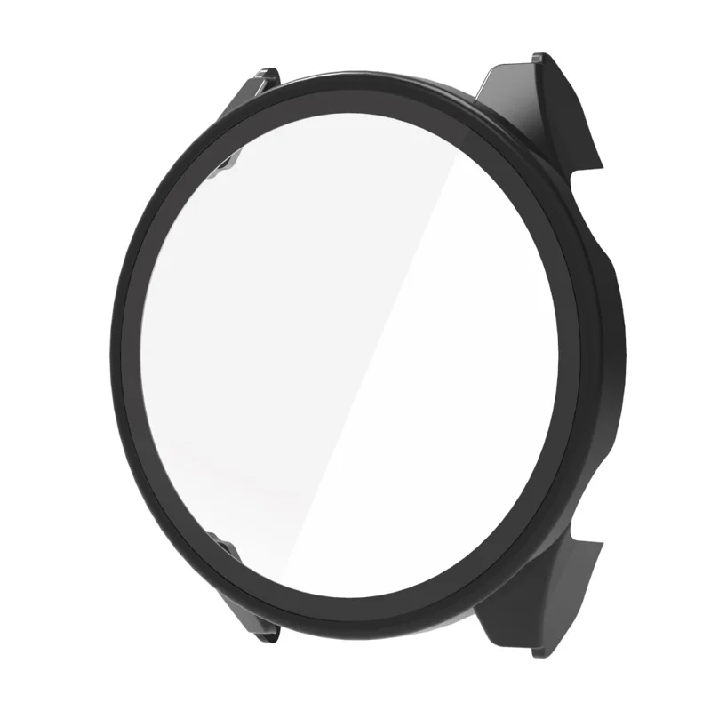 For Garmin Forerunner 970 Protective Case Hard PC Watch Frame with Tempered Glass Film - Transparent-Cellmalls