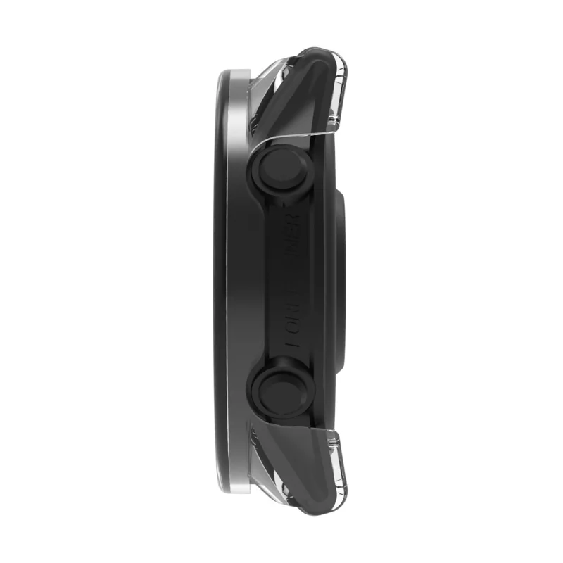 For Garmin Forerunner 570 42mm Protective Case Hard PC Watch Frame with Tempered Glass Film - Transparent-Cellmalls