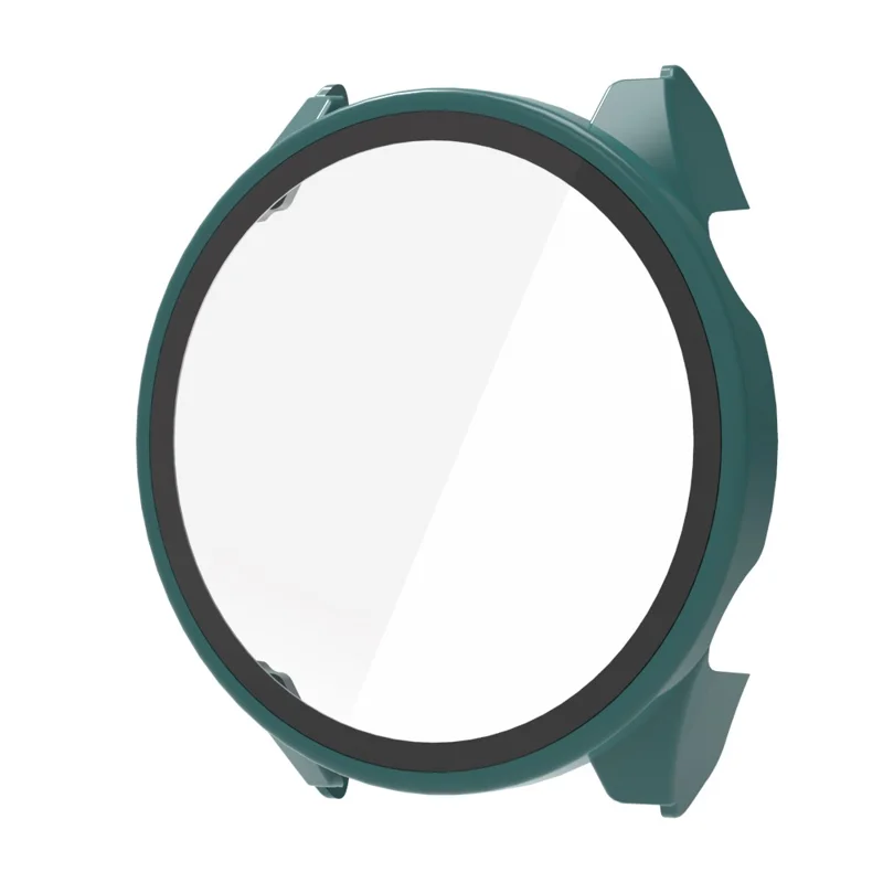 For Garmin Forerunner 970 Protective Case Hard PC Watch Frame with Tempered Glass Film - Transparent-Cellmalls