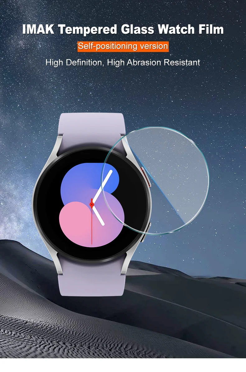 IMAK For Samsung Galaxy Watch 5 40mm Screen Protector Tempered Glass Watch Film Easy Installation-Cellmalls