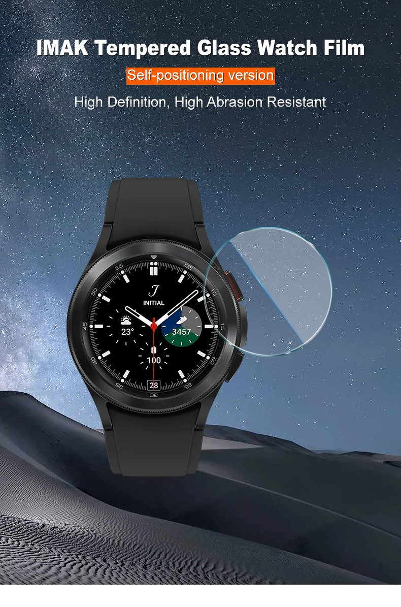 IMAK For Samsung Galaxy Watch4 Classic 42mm Tempered Glass Watch Film with Alignment Tool-Cellmalls