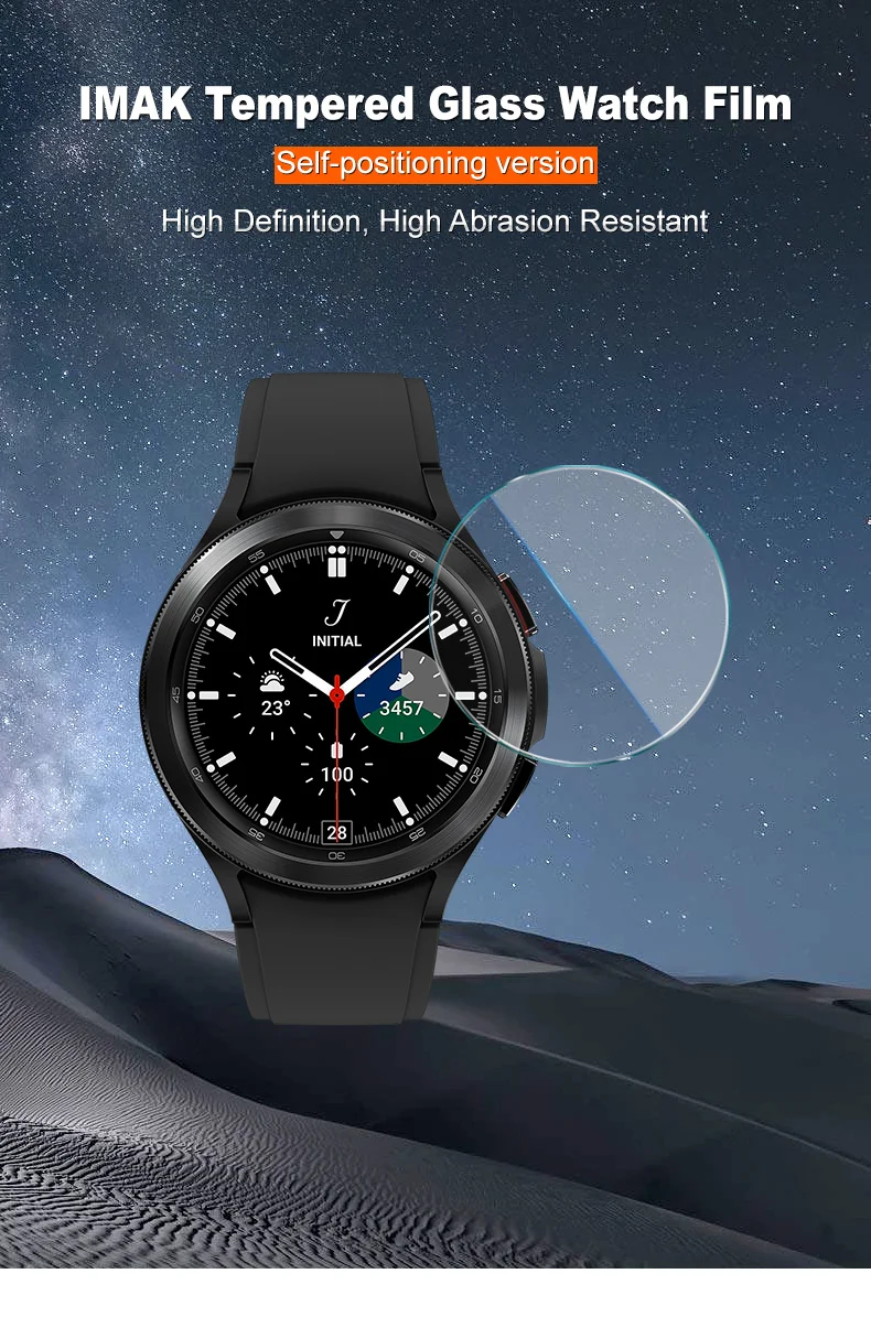 IMAK For Samsung Galaxy Watch4 Classic 46mm Watch Screen Protector Easy Installation-Cellmalls