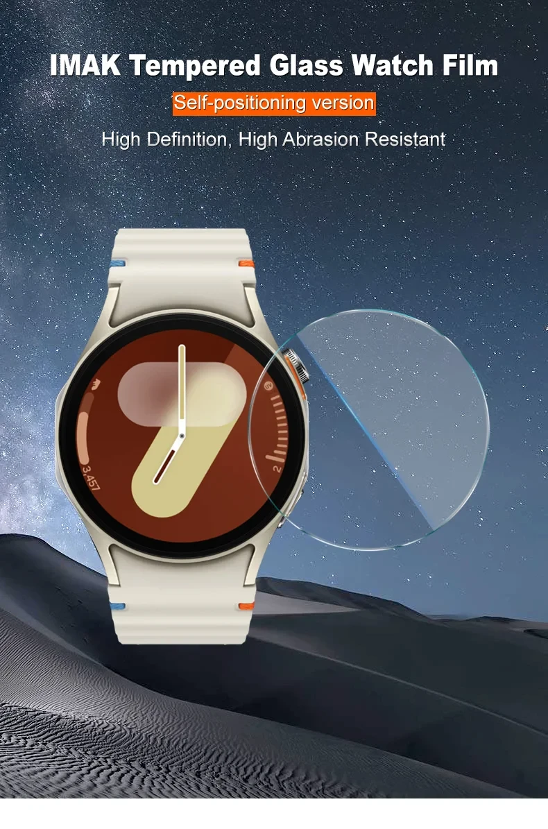 IMAK For Samsung Galaxy Watch7 40mm (Bluetooth-compatible Version) Watch Screen Protector with Installation Tool-Cellmalls