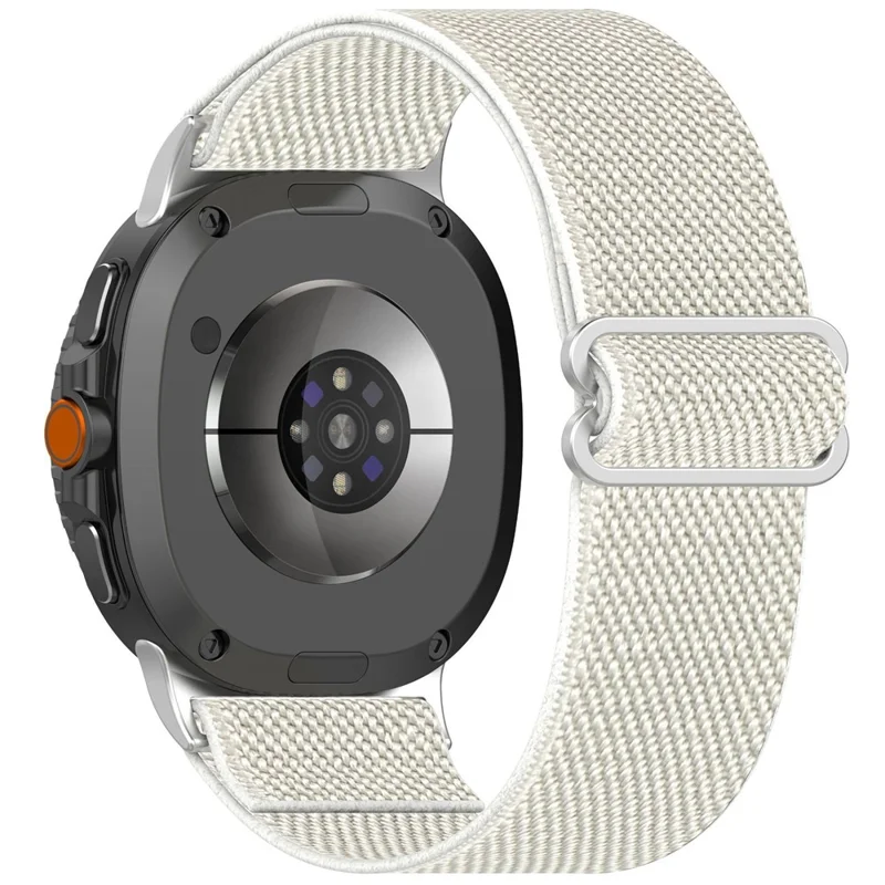 Nylon Watch Band for Samsung Galaxy Watch8 44mm / 40mm / Watch8 Classic 46mm Elastic Wrist Strap - Leopard Print-Cellmalls