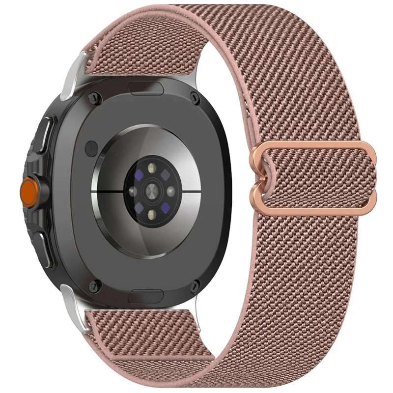 Nylon Watch Band for Samsung Galaxy Watch8 44mm / 40mm / Watch8 Classic 46mm Elastic Wrist Strap - Leopard Print-Cellmalls