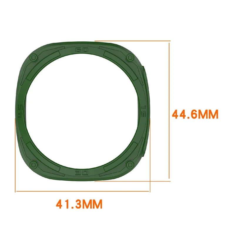 For Samsung Galaxy Watch8 40mm Soft TPU Watch Case Hollow Shockproof Bumper Frame - White-Cellmalls