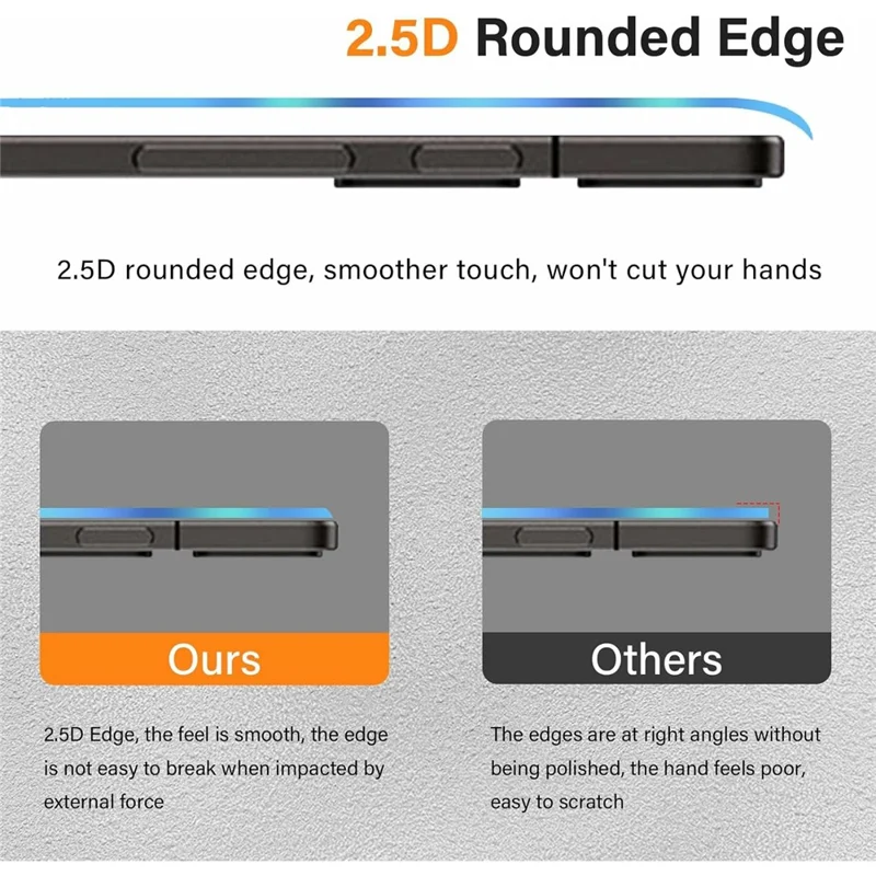 For Lenovo Tab K11 Plus Tempered Glass Screen Protector 2.5D Straight Edge Screen Film-Cellmalls