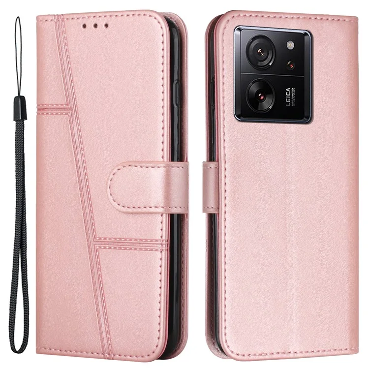 For Xiaomi 13T / 13T Pro / Redmi K60 Ultra Case Wallet Shockproof Phone Stand Cover - Black-Cellmalls