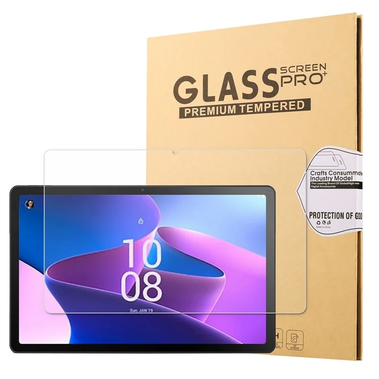 ForLenovo Tab M10 (Gen 3) TB-328FU / TB-328XU 2.5D Straight Edge Tempered Glass Film Scratch-resistant Anti-explosion Full Screen Protector-Cellmalls