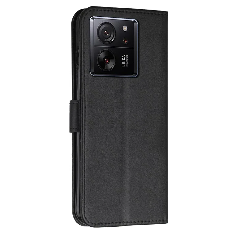 For Xiaomi 13T / 13T Pro / Redmi K60 Ultra Case Wallet Shockproof Phone Stand Cover - Black-Cellmalls