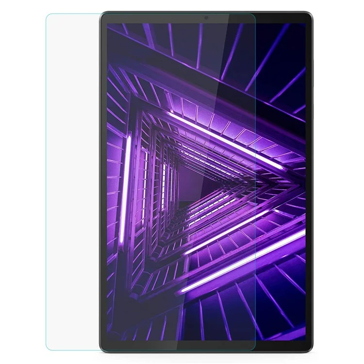 For Lenovo Tab M10 Plus (3rd Gen) HD Full Screen Tempered Glass Film 2.5D Arc Edge Scratch-Resistant Screen Cover Shield Guard-Cellmalls