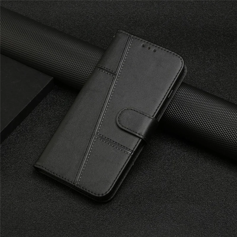 For Xiaomi 14 Cell Phone Case Wallet Stand Full Protection Leather Cover - Black-Cellmalls