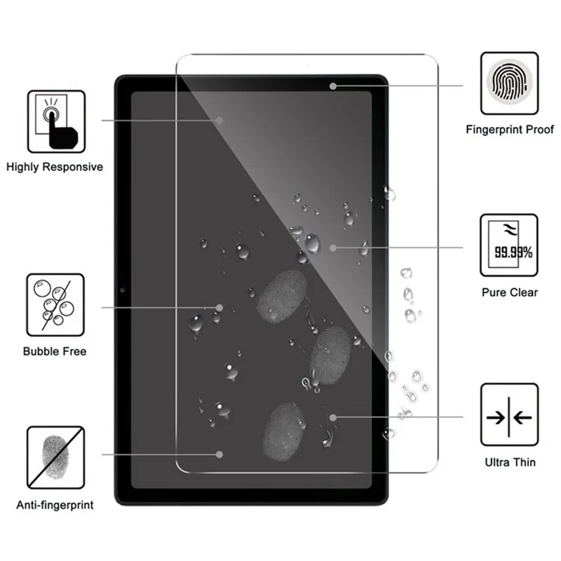For Lenovo Tab TB311FU Tempered Glass Screen Protector 2.5D Straight Edge Screen Film-Cellmalls