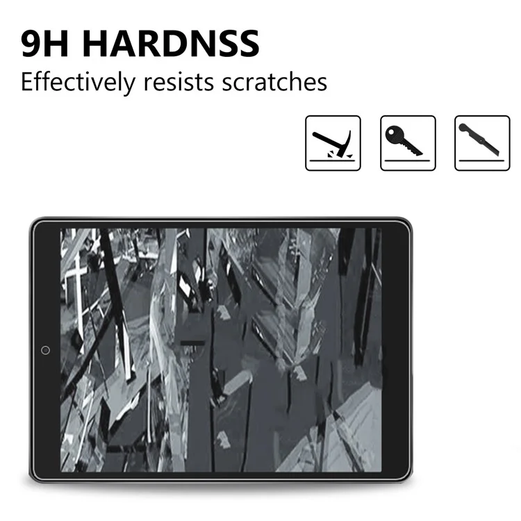 Screen Protector for iPad 10.2 (2021) / (2020) / (2019) Anti-Scratch Dust-Proof 2.5D Arc Edge Tempered Glass Film-Cellmalls