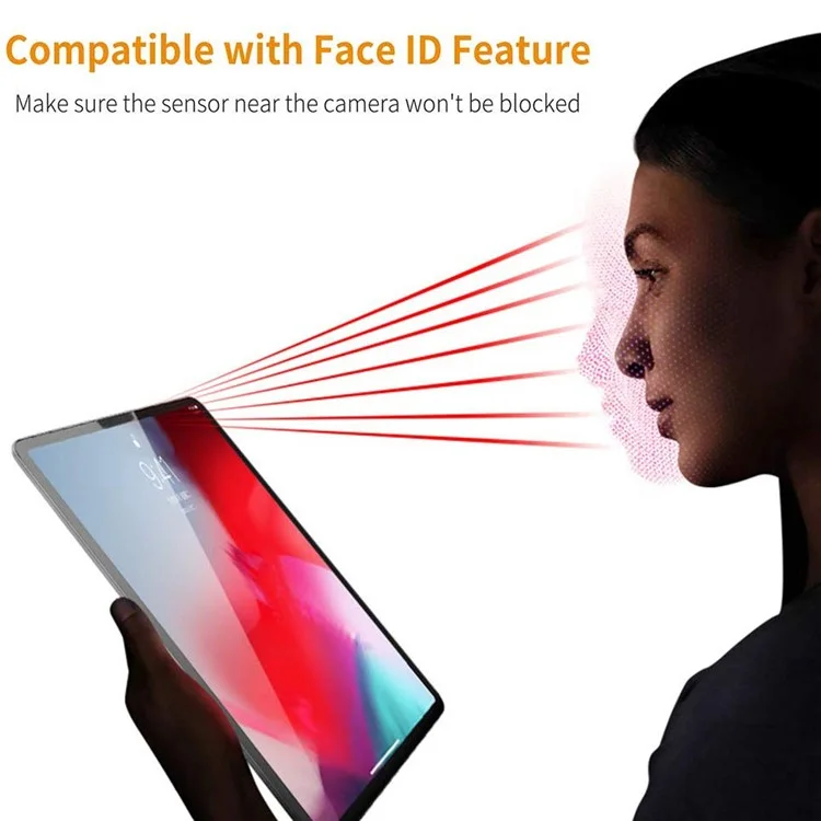 0.3mm Arc Edge Full Size Tempered Glass Screen Film for iPad Air (2020) / Air (2022) / Pro 11 (2022) / (2021) / (2020) / (2018)-Cellmalls