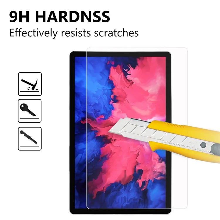 Ultra Clear Full Coverage Straight Edge Tempered Glass Screen Protector Film for Lenovo Tab P11 TB-J606F / Tab P11 5G-Cellmalls