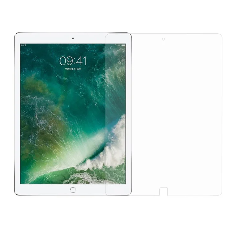 For iPad Pro 12.9 (2017) Tempered Glass Screen Protector Guard 0.3mm (Arc Edge)-Cellmalls
