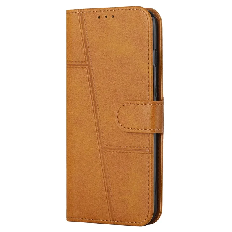 For Xiaomi 14 Ultra Case Viewing Stand Flip Leather Phone Cover with Strap - Yellow-Cellmalls