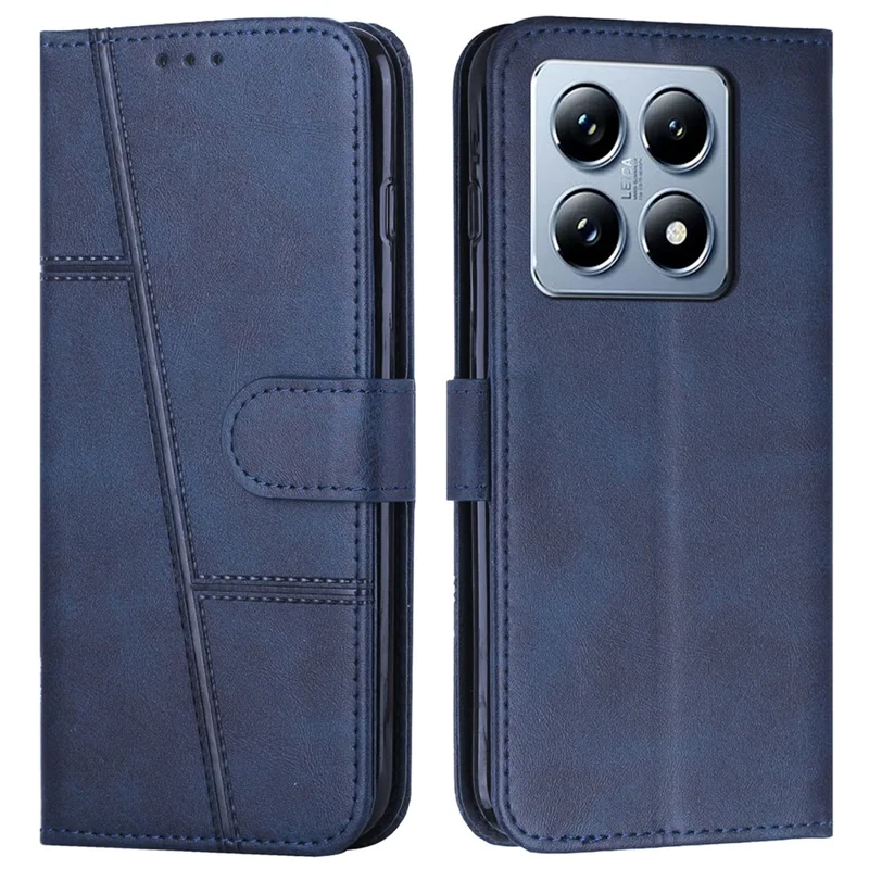 For Xiaomi 14T Case Stand Flip Protective Leather Phone Cover - Black-Cellmalls