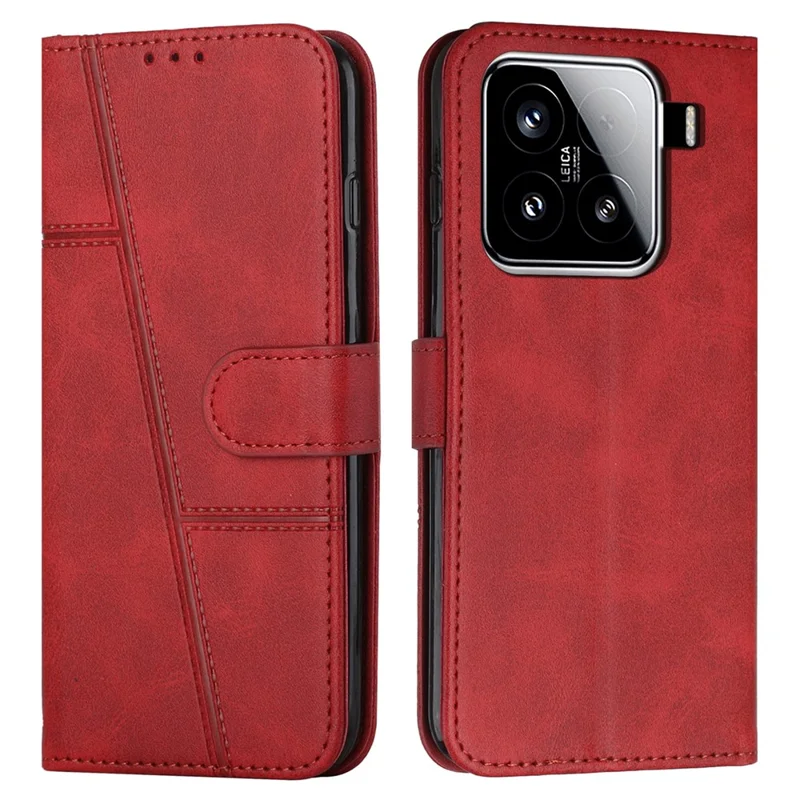 For Xiaomi 15 Case Stand Flip Protective Leather Phone Cover - Black-Cellmalls