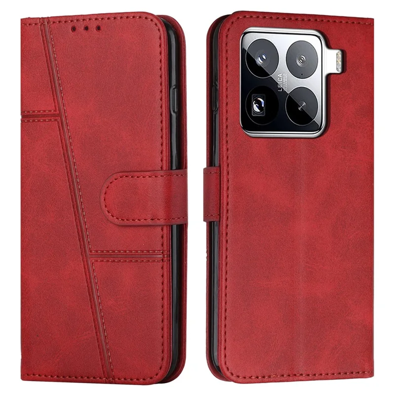 For Xiaomi 15 Pro Case Stand Flip Protective Leather Phone Cover - Black-Cellmalls