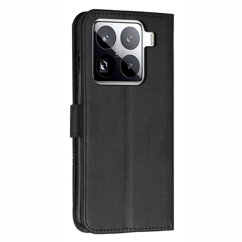 For Xiaomi 15 Pro Case Stand Flip Protective Leather Phone Cover - Black-Cellmalls